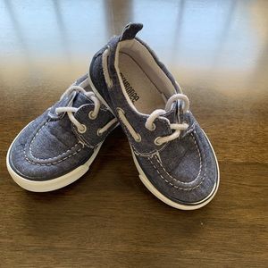 Gymboree Denim Colored Deck Shoes 7